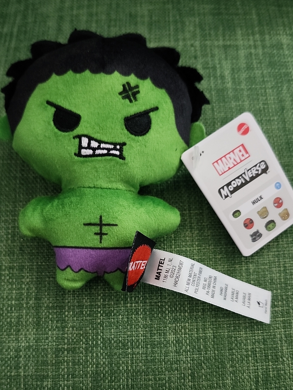 Marvel Moodiverse Hulk Plush Toy - Green